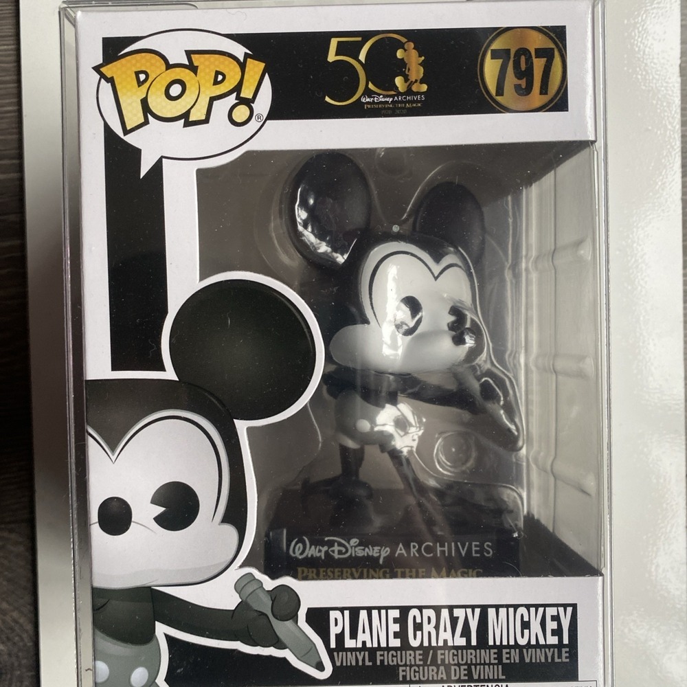 Funko Pop! Vinyl: Disney - Plane Crazy Mickey (Black & White) #797